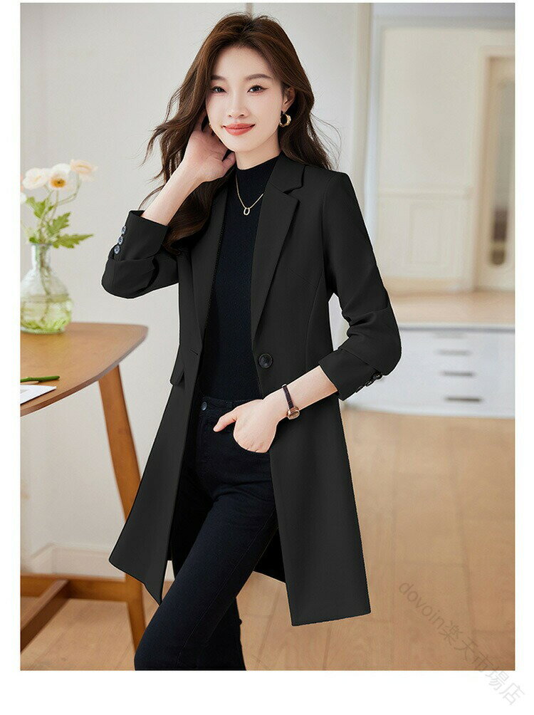 ロングジャケットスーツ レディース テーラードジャケット 七五三 体型カバー 通勤 OL 二次会 結婚式 フォーマル アウター オフィス ビジネスコート カジュアル ママ 卒業式 ロングコート 薄手 羽織り 入学式 入園式 オフィス対応 テーラードジャケット