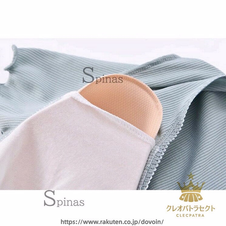 授乳できる締め付けなし 肩こらない 柔らかもっちり パット付半袖Tシャツ ラウンド...