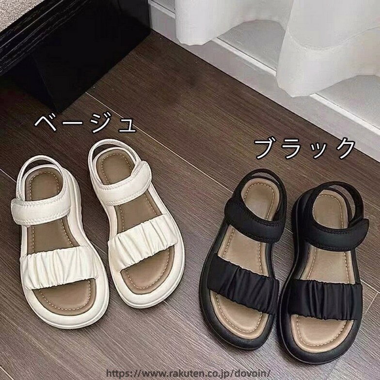 子供 スポーツサンダル 女の子 夏 シューズ キッズ シューズ 厚底サンダル 滑り止...