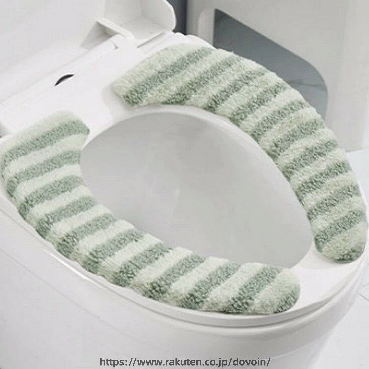 便座シート 4点セット 洗える 便座カバー O型 U型 厚手 ふわふわ 吸着 トイレ用品
