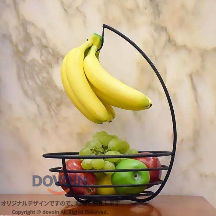 バナナスタンド バナナホルダー フルーツバスケット 果物かご おしゃれ シンプル キッチン収納 吊るす 掛ける 省スペース 便利 収納 インテリア つり下げ バナナ掛け バナナ立て フルー