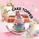スウィートデコレションケーキトッパー バースデー 装飾 誕生日飾り付け バースデーケーキ デコレーション サプライズ 誕生日 記念日 フォト プレゼント ギフト...