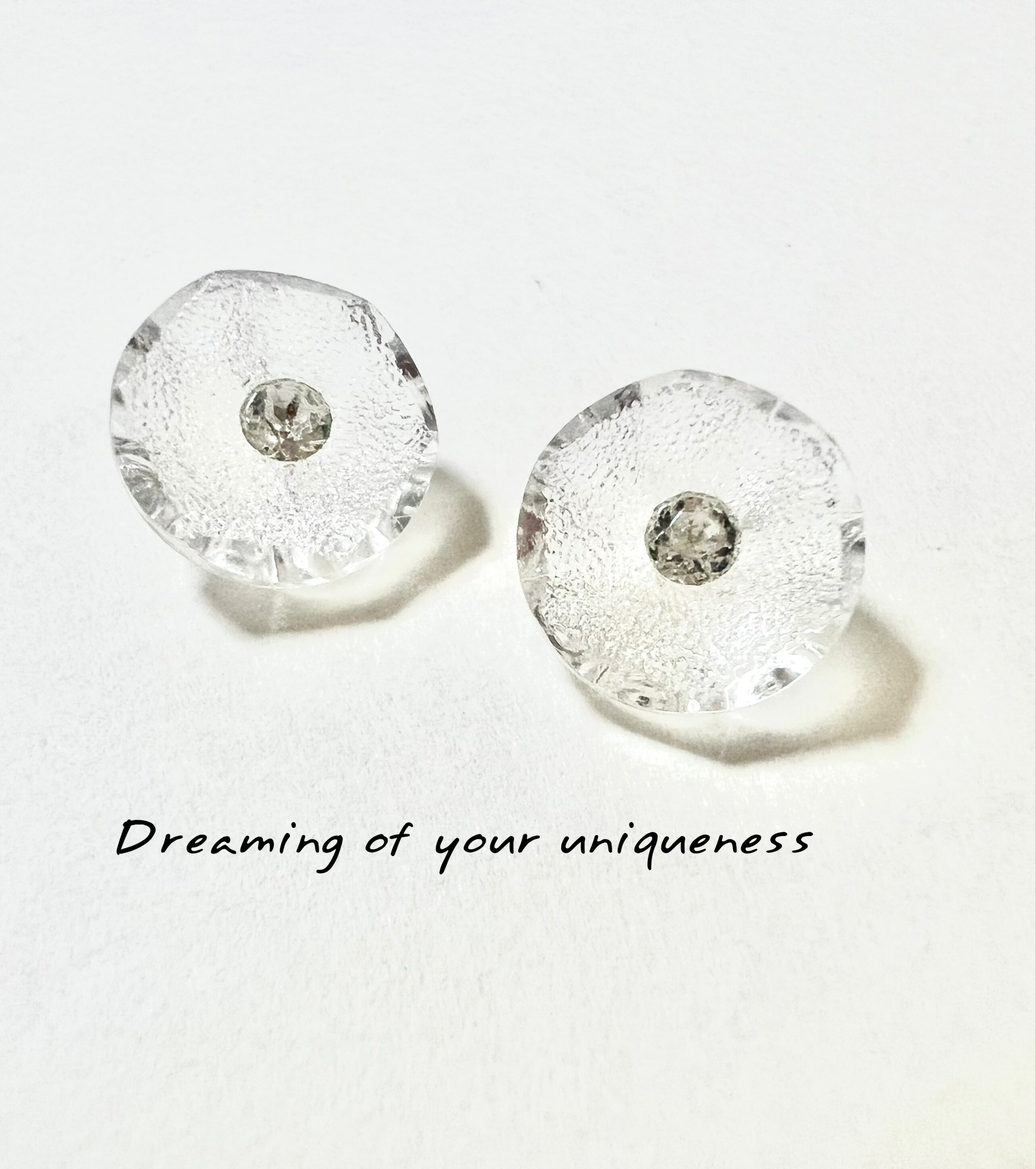 可愛い キラキラジルコニア 透明ボタン 透明 クリアぼたん サイズ豊富