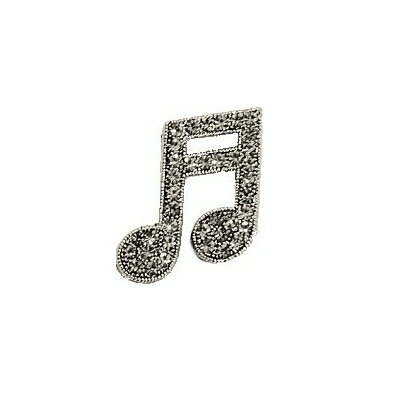 乐天商城 - 【特別価格！在庫限りで終了】バッジ 音楽 音符 キラキラ アクセサリー ピン スーツ小物