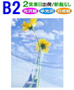 B2【ポスター印刷】1枚 光沢 半光沢 合成紙 2営業日目出荷【化粧断裁しない】高画質 大判 ポスター 印刷 出力 激安 展示会