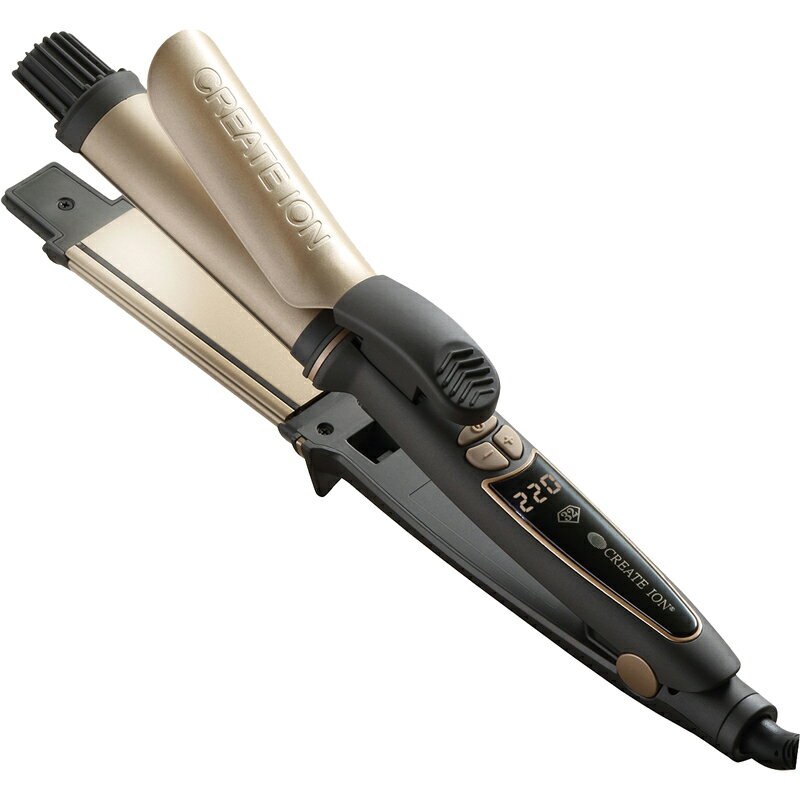 ＼6/15 当店最大P5倍※要エントリー／2WAYアイロン 32mm クレイツイオン ハイブリッド2WAY RCISC-G32HY【KK9N0D18P】【北海道・沖縄・離島配送不可】