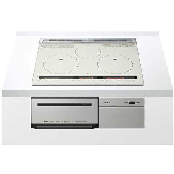 ＼3/10 最大ポイント7倍※要エントリー＆条件達成／【離島配送不可】HT-M8STF-S ビルトインIHクッキングヒーター HITACHI 日立 火加減マイスター M8Tシリーズ 幅60cm 単相200V 3口IH 鉄・ステンレス対応 HTM8STFS シルバー【KK9N0D18P】