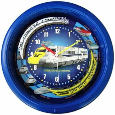 【4/20はエントリーで当店最大P6倍！】SR-WC16001BL ダブルトレイン新幹線クロック SRA SRWC16001BL ブルー 壁掛け時計 壁掛時計 壁かけ時計【KK9N0D18P】【北海道・沖縄・離島配送不可】のサムネイル