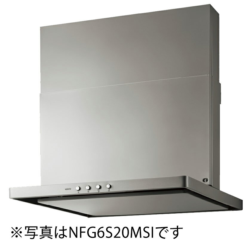 樂天商城 - ＼6/15 当店最大P5倍※要エントリー／お取り寄せ 【代引不可】【時間指定不可】【離島配送不可】ノーリツ レンジフード シルバー/ダクト位置：左 スリム型ノンフィルター コンロ連動なし 60cmタイプ NFG6S20MSI-L