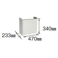 ＼12/1はエントリーでP4倍＆最大2000円クーポン開催／【給湯機本体と同時注文】お取り寄せ 【代引不可】CORONA コロナ 1881451 給湯機器関連部材 AGシリーズ専用配管カバー UIB-G3T【北海道・沖縄・離島配送不可】