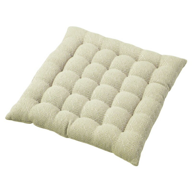 【代引不可】インド綿シートクッション 2枚組 約40×40cm 萩原 アルト グリーン 270081502 【メーカー直送】【日時指定不可】【北海道・沖縄・離島不可】【KK9N0D18P】