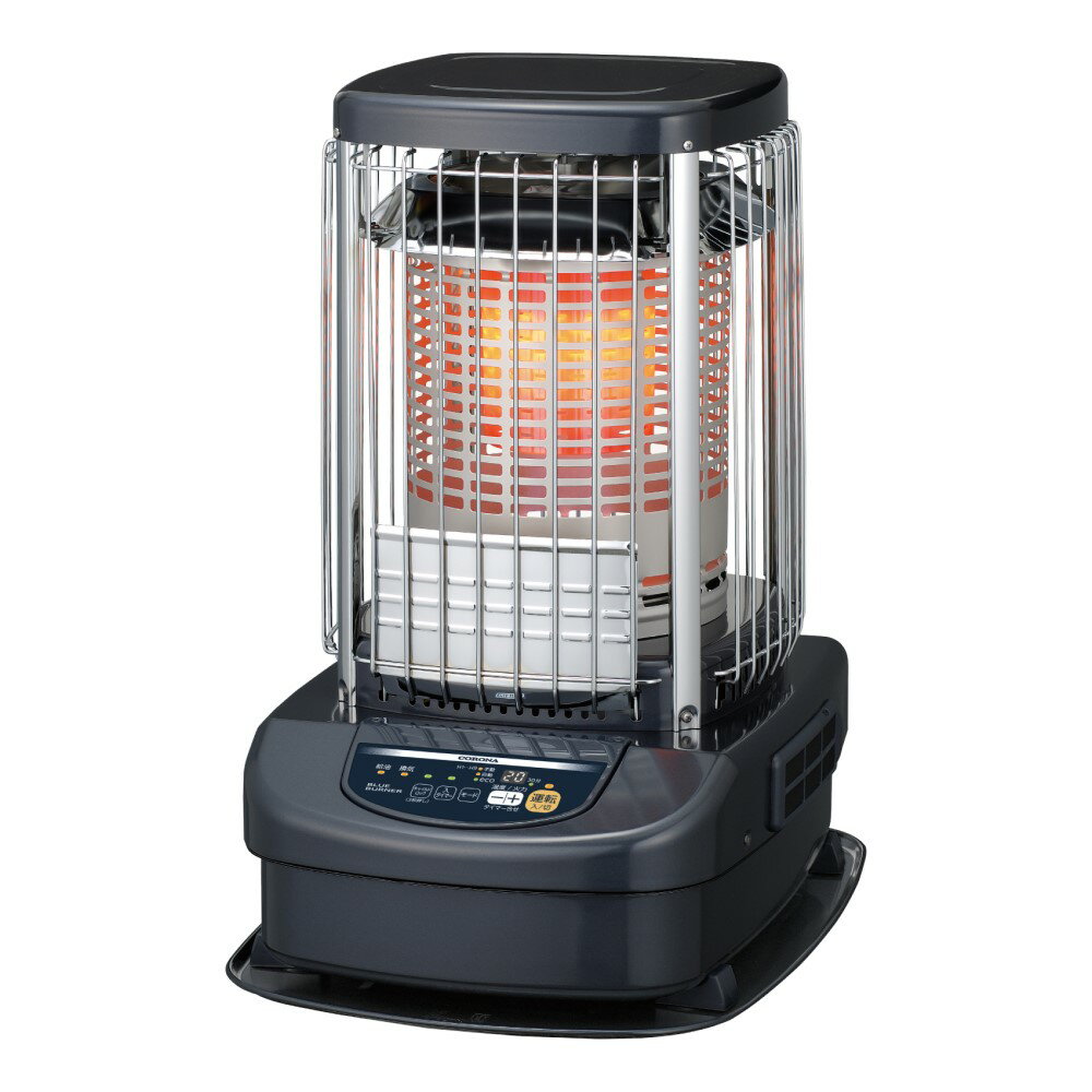 お取り寄せ 石油ストーブ 主に48畳用 タンク一体式 業務用タイプ コロナ ブルーバーナ ブルーメタリッ..