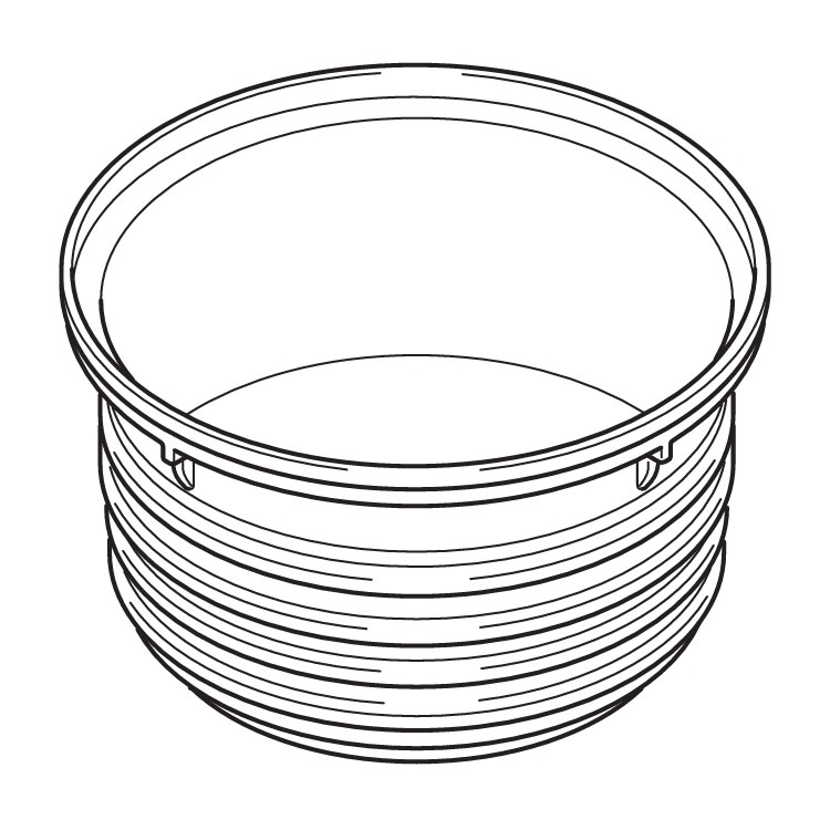 ＼12/1はエントリーでP4倍＆最大2000円クーポン開催／お取り寄せ 炊飯内釜 0.54L(0.5～3合) ガス炊飯器部品 リンナイ 077-240-000 Rinnai 【北海道・沖縄・離島配送不可】