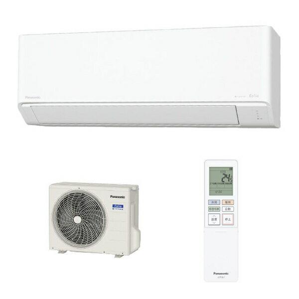 Rakuten - 【6月3日入荷予定】＼5/30 当店最大P5倍※要エントリー／ルームエアコン 3.6kW 主に12畳用 パナソニック Eolia エオリア Jシリーズ クリスタルホワイト CS-365DJ-W Panasonic 【時間指定不可】【離島配送不可】