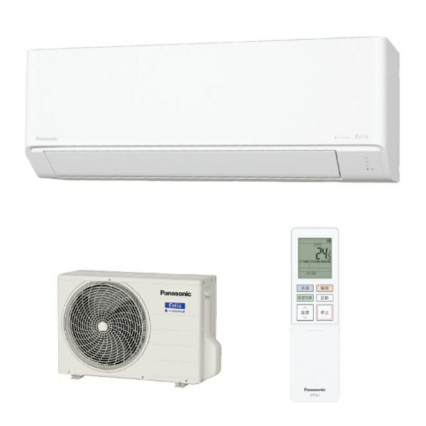 ＼2/10 当店最大P5倍※要エントリー／ルームエアコン 4.0kW 主に14畳用 単相200V パナソニック Eolia エオリア Jシリーズ クリスタルホワイト CS-405DJ2-W Panasonic 【時間指定不可】【離島配送不可】