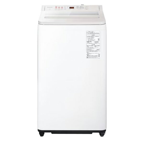 ＼1/1はエントリーでP4倍＆最大2000円クーポン開催／全自動洗濯機 洗濯・脱水容量 8kg パナソニック ホワイト NA-FA8H5-W Panasonic 【時間指定不可】【離島配送不可】
