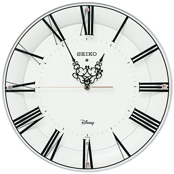 迪士尼 - ＼4/25 当店最大P5倍※要エントリー／お取り寄せ 電波掛時計 大人ディズニー ミッキー＆ミニー セイコー FS506W SEIKO 【北海道・沖縄・離島配送不可】【KK9N0D18P】