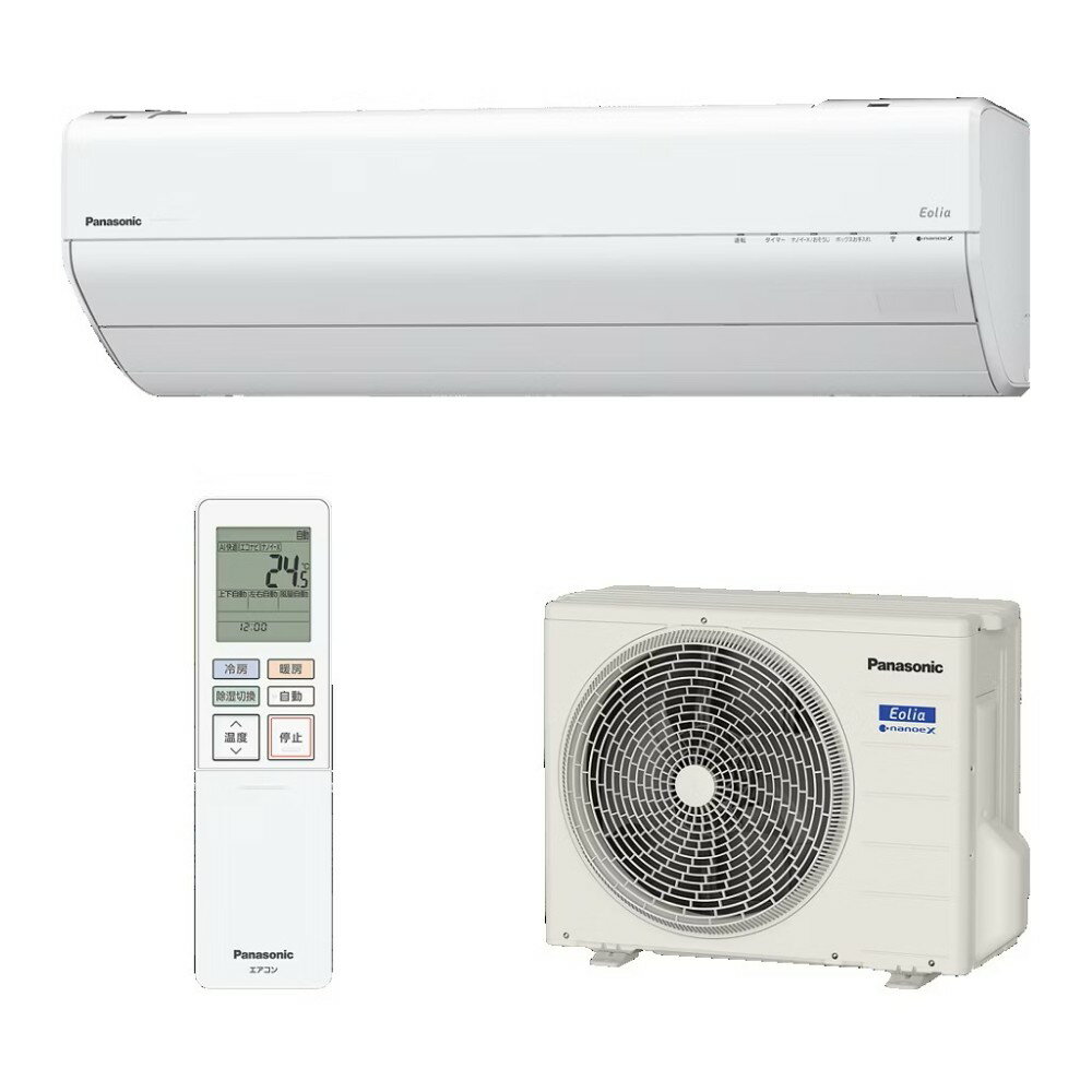 樂天商城 - ルームエアコン 3.6kW 主に12畳用 パナソニック Eolia（エオリア） GXシリーズ クリスタルホワイト CS-365DGX-W Panasonic 【時間指定不可】【離島配送不可】【KK9N0D18P】