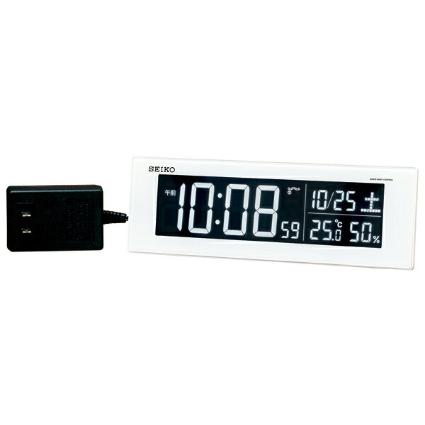 Alessi - お取り寄せ 電波時計 置時計 デジタル時計 セイコー シリーズC3 DL305W SEIKO 【北海道・沖縄・離島配送不可】【KK9N0D18P】