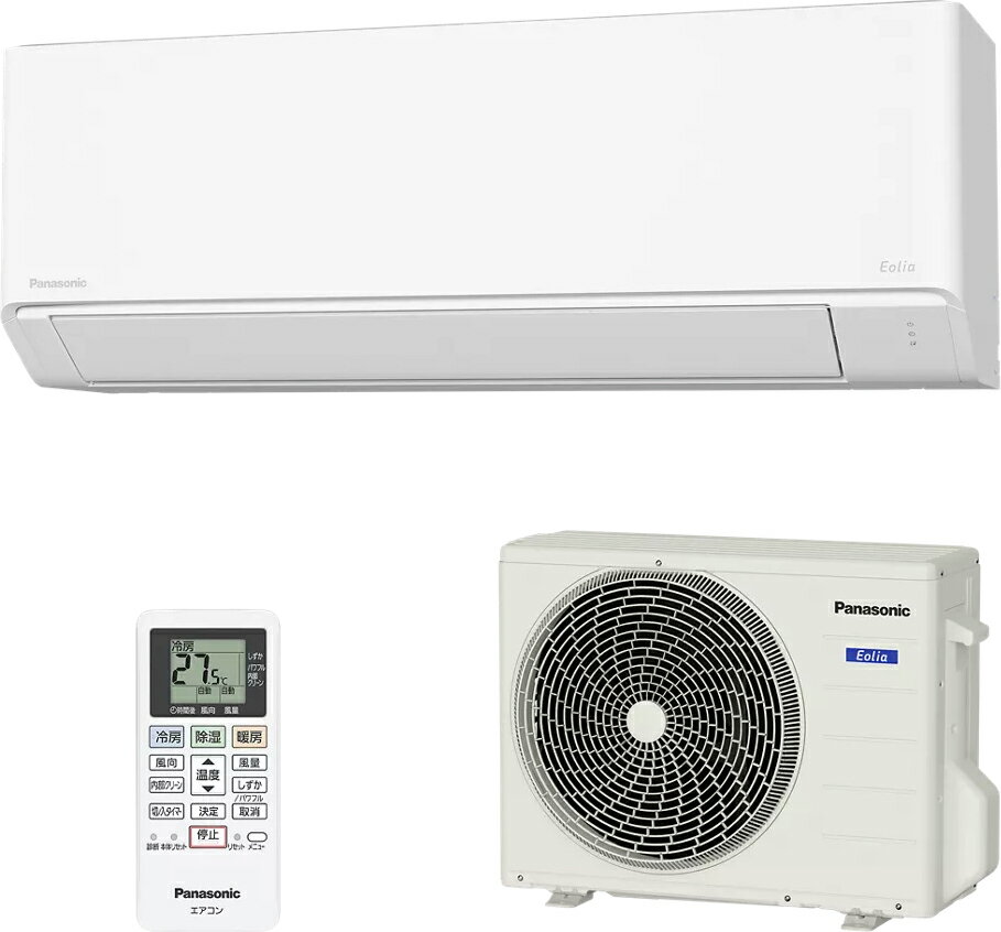 Rakuten - ルームエアコン 2.2kW 主に6畳用 インバーター冷暖房除湿タイプ パナソニック Eolia エオリア Fシリーズ クリスタルホワイト CS-226DFL-W Panasonic 【時間指定不可】【離島配送不可】【KK9N0D18P】