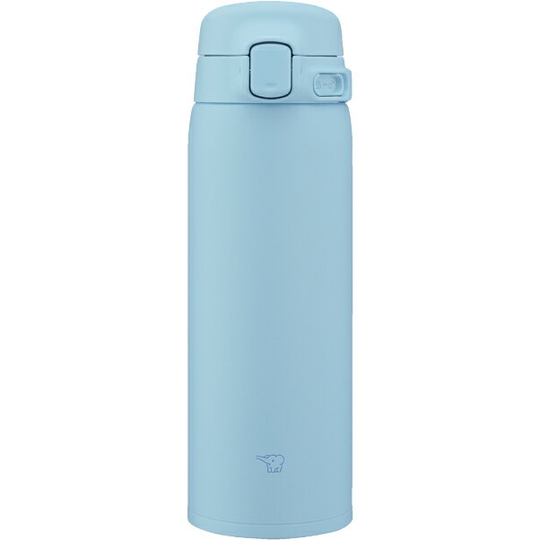 Rakuten - ＼6/1はエントリーでP4倍＆最大2000円クーポン開催／水筒 ステンレスボトル 0.48L(480mL) シームレスせん 象印 パウダーブルー SU-BA48-AM ZOJIRUSHI 【北海道・沖縄・離島配送不可】