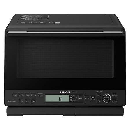 ご購入前に必ずメーカーホームページにて商品の詳細をご確認下さい。また、商品に関して何かご不明な点は下記までお問い合せ下さい。日立お客様相談センター（フリーダイヤル）0120-3121-11（携帯電話からは）050-3155-1111※メーカーのサポート体制は予告無く変更・終了する場合がございます。■大容量31Lワイド&フラット庫内 ■過熱水蒸気をつかった「ノンフライ」「過熱水蒸気調理」 ■おまかせで簡単オート調理 ■重さをはかるから、あたためも解凍も、分量おまかせ ■スイーツも焼き物も、手軽に作れる 250℃オーブン1段 ■あたためもオーブン調理もテーブルプレート1枚でできる ■調理後の庫内お手入れがらくに らくメンテ ■スマホでレシピをいつでもどこでも簡単検索 webレシピ集 ◇電源：AC100V(50-60Hz) ◇オーブン・グリル ・出力：1,210W ・消費電力：1,240W ・オーブン温度調節：100～210℃・250℃※、スチーム発酵(30・35・40・45℃) ※250℃の運転時間は約5分です。その後は自動的に210℃に切りかわります ◇レンジ ・手動出力：1,000W(最大3分間)、600W、500W、200W相当、100W相当 ・消費電力(最高)：1,450W ◇外形寸法：幅487×奥行430(ハンドル含む461)×高さ365mm ◇庫内有効寸法：幅401×奥行344×高さ218mm ◇総庫内容量：31L ◇質量：約15.5kg ◇電源コードの長さ：約1.4m ◇付属品：外して丸洗いテーブルプレート(オーブン兼用)411×314…1枚