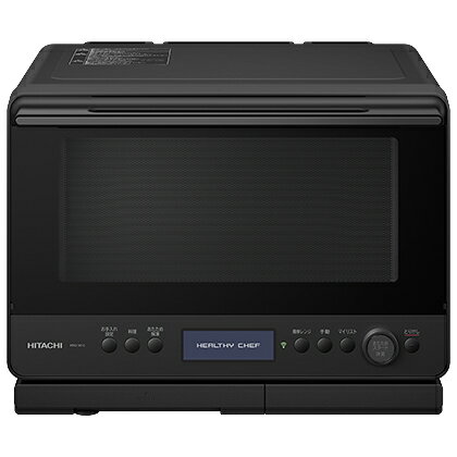 ご購入前に必ずメーカーホームページにて商品の詳細をご確認下さい。また、商品に関して何かご不明な点は下記までお問い合せ下さい。日立お客様相談センター（フリーダイヤル）0120-3121-11（携帯電話からは）050-3155-1111※メーカーのサポート体制は予告無く変更・終了する場合がございます。火加減おまかせで「らく」。予熱が「はや」。肉・魚料理もスイーツも「おいしい」。■クワトロ加熱で焼き上げ。食材を並べてあとはおまかせ。冷凍からも火加減おまかせ。［熱風旨み焼き］ セラミック製のテーブルプレートで、マイクロ波を使ったレンジ加熱、オーブン、過熱水蒸気、グリルの複合加熱（クワトロ加熱）でおいしく調理。 ■大火力でこんがり焼き上げ。［熱風コンベクションオーブン2段］ ダブル光速ヒーターとファンの力で、熱風で包み込むようにおいしく焼き上げます。多彩なスイーツも自宅で手軽に作れます。 ■洗い物を増やさず、ボウルひとつで簡単調理。［簡単ボウルメニュー］ 耐熱プラスチックボウルでも耐熱ガラスボウルでも、メイン料理から副菜まで、多彩なメニューが手間なくつくれます。 ■調理後の庫内お手入れがらくに。［らくメンテ］ 毎日使うものだから、お手入れも操作もらくなオーブンレンジを。 ■わかりやすいフルドット液晶搭載。 ダイヤルとメニュー名表示で操作しやすい。メニューの付属品もイラストで表示します。 ■よく使うメニューを登録。簡単呼び出し。［マイリストボタン］ よく使うメニューやお気に入りのメニューをマイリストに登録すると、2回目以降はマイリストボタンを押すだけで簡単に呼び出すことができます。 ■スマホとつなげて新しいレシピの提案も。ごちそうのレパートリーを増やしていける。 あなたの好みにあわせて、おすすめのレシピを毎日提案してくれます。さらに、新しいレシピも配信されるため、選べるメニューが次々と増えていきます。 ■忙しい日にも頼りになる、おまかせで作れる多彩なレパートリー。 レシピサイトや食品メーカーの人気メニューもオートで手軽に。冷凍からラクラクメニューなど多彩なレパートリーがそろっています。 ■おうちの調味料で作れるオートメニューを食品メーカーとコラボ。 おいしさにこだわる食品メーカーとコラボ。おうちの調味料を使って、おいしいメニューが、簡単に作れます。 ◇総庫内容量・庫内形状：30L　ワイド&フラット庫内 ◇本体外形寸法（ハンドル含む）：497×442(495)×375(mm) ◇庫内有効寸法（幅×奥行×高さ）：401×322×218（mm） ◇質量：約18.0kg ◇電源：AC100V（50-60Hz） ◇オーブン： ・出力/1,360W ・消費電力/1,400W ・温度調節/100～250℃・300℃・310℃（240～310℃は短時間出力＊）、スチーム発酵（30・35・40・45℃） ＊240～310℃の運転時間は約5分間です。その後は自動的に230℃に切りかわります。300℃、310℃は予熱有り時のみ設定できます。 ◇グリル： ・出力/1,300W ・消費電力/1,330W ◇レンジ： ・手動出力/1,000W、600W、500W、200W相当、100W相当 ・消費電力（最高）/1,430W