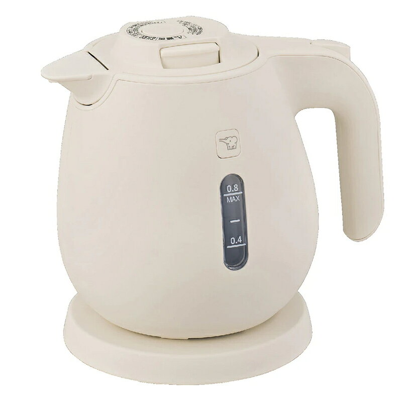 蒸気レス電気ケトル 0.8L 象印 エクリュ CK-JA08-WZ ZOJIRUSHI 【北海道・沖縄・離島配送不可】【KK9N0D18P】