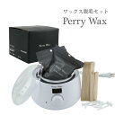 【脱毛ワックスセット】PerryWax ブラジリアンワックス ペリーワックス脱毛ワックス スターターキット デジタルウォーマー waxウォーマー 脱毛 ハードワックス サロン ワックス脱毛サロン ヒーター ワックス エステ 加熱 除毛 鼻毛 VIO シングルウォーマー アイブロウ 粒状