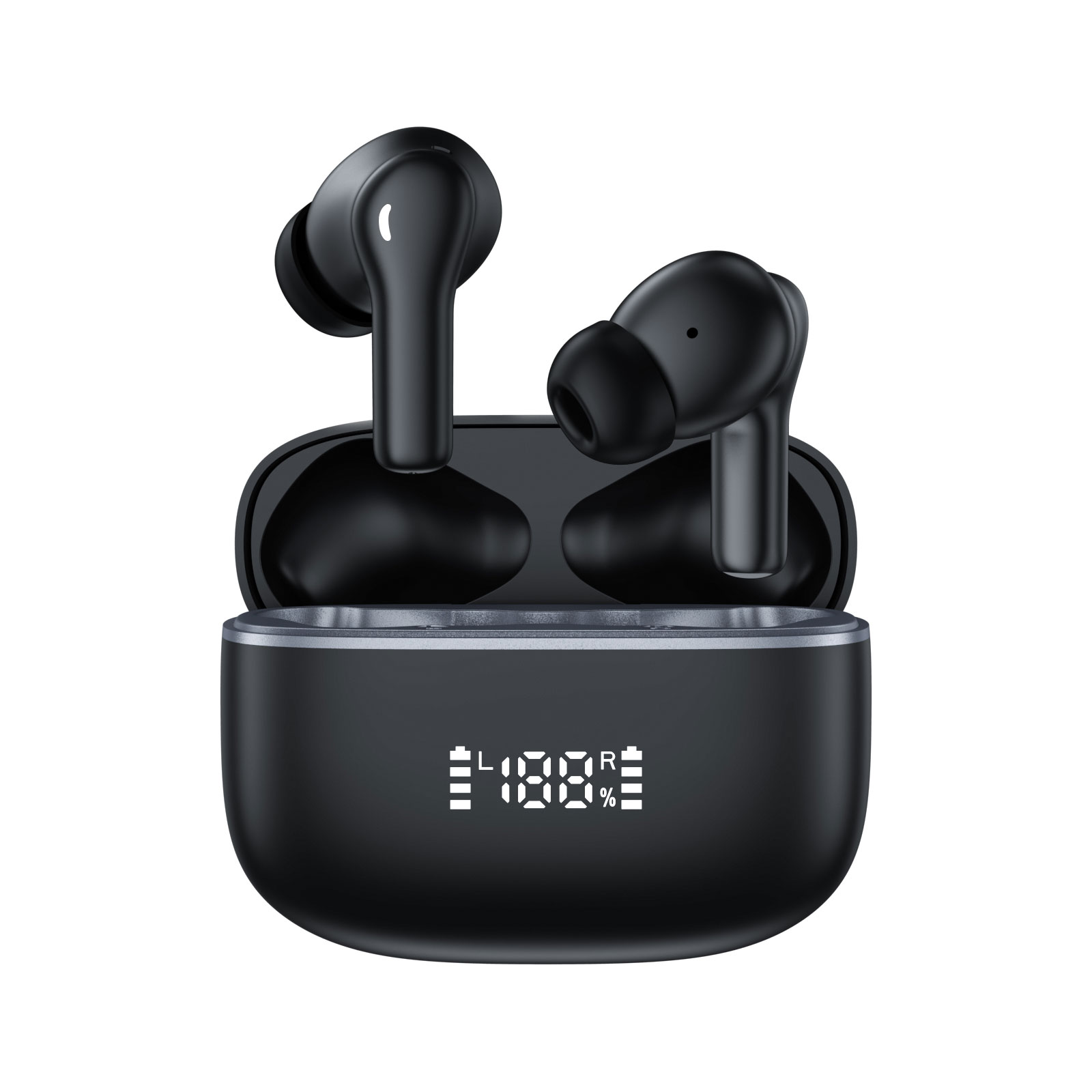 【ブラック/ホワイト】Bluetooth5.4 ノイズキャンセリング イヤホン M16｜ANC・ENC搭載 長時間再生 防水 ワイヤレス タッチ操作 高音質 通話対応 dr-dolphin-10000215 DrDolphin サンプル画像3