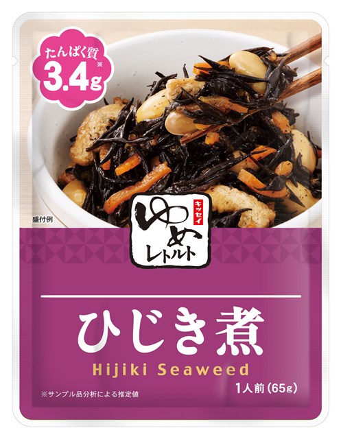 キッセイ薬品工業株式会社たんぱく質調整食品ゆめレトルト ひじき煮 65g【RCP】