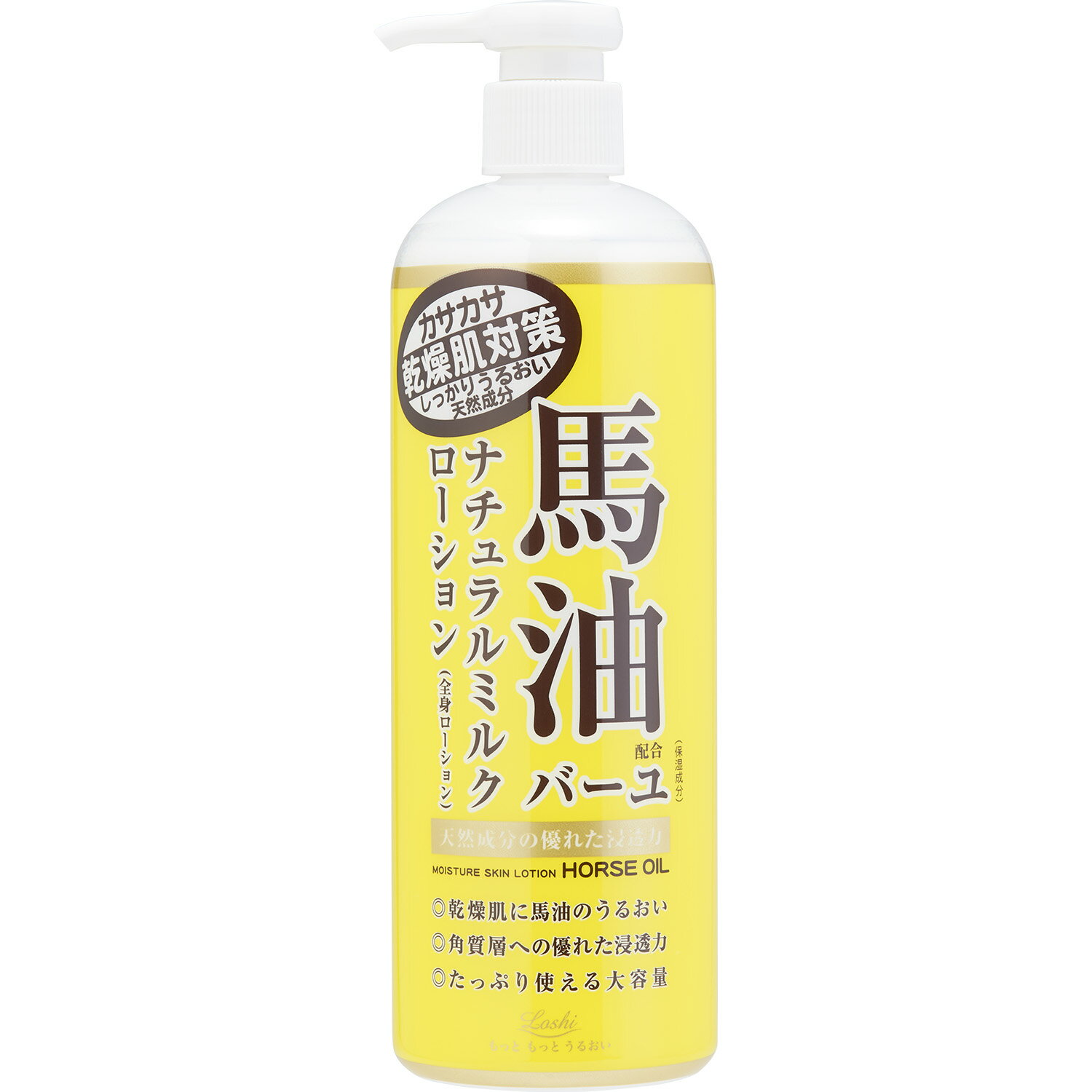 Lotion, Toner - ロッシモイストエイド 馬油ナチュラルミルクローション 485mL