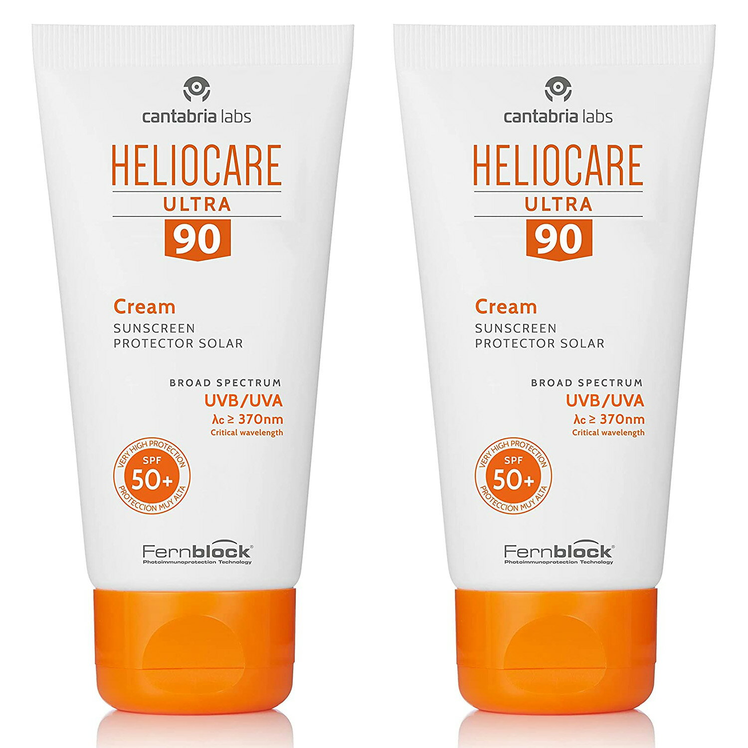 お得な2本セット [Heliocare] ヘリオケア サンスクリーン ウルトラ90 日焼け止め SPF50+ クリームタイプ 50ml リニューアルのサムネイル