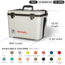 【お取り寄せ】 Engel 19qt Leak-Proof, Air Tight, Drybox Cooler エンジェル 漏れ防止 気密 ドライボックスクーラー アイスボックス 保冷 軽量 防水 一体型 ショルダーストラップ 取り外し可能 アクセサリートレイ付き おしゃれ クーラーボックス 保冷 冷やす