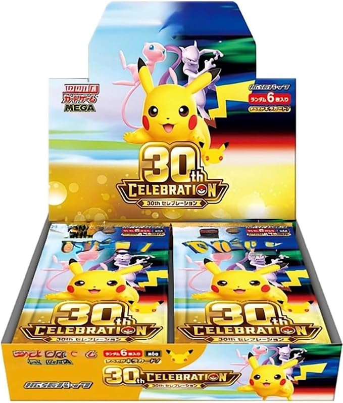 【9月16日発売/未開封box】ポケモンカード 30th CELEBRATION 1BOX Pokemon 30周年 拡張パック カードゲーム セレブレーション