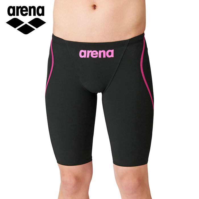 【送料無料】★布帛水着★【アリーナ　arena】 ARN-1011M 水泳 競泳水着 ハーフスパッツ(メンズ) 男性 ブラック×ブラック FINA承認 競技 BKPK [220307]
