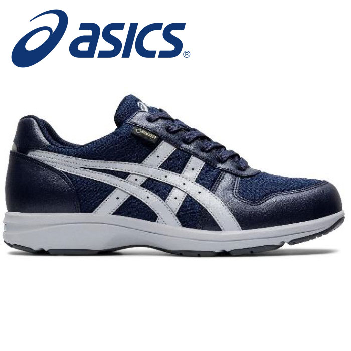 アシックス ★防水透湿性に優れたゴアテックスを採用★【アシックス　asics】【シューズ　靴】 アシックス商事 ウォーキングシューズ ウェルネスウォーカー ハダシウォーカー M G-TX メンズ 男性 1291A012 (400) ミッドナイト×ミッドグレー [230909] 父の日 プレゼント