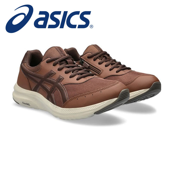楽天アスリート　ステージ★足への負担が少なく、やわらかな履き心地★【 アシックス asics 】【シューズ　靴】 アシックス商事 ウォーキングシューズ GEL-FUNWALKER ゲルファンウォーカー M042 4E メンズ アシックス 1291A042 （200） ブラウン [250406][amz] クリスマス プレゼント