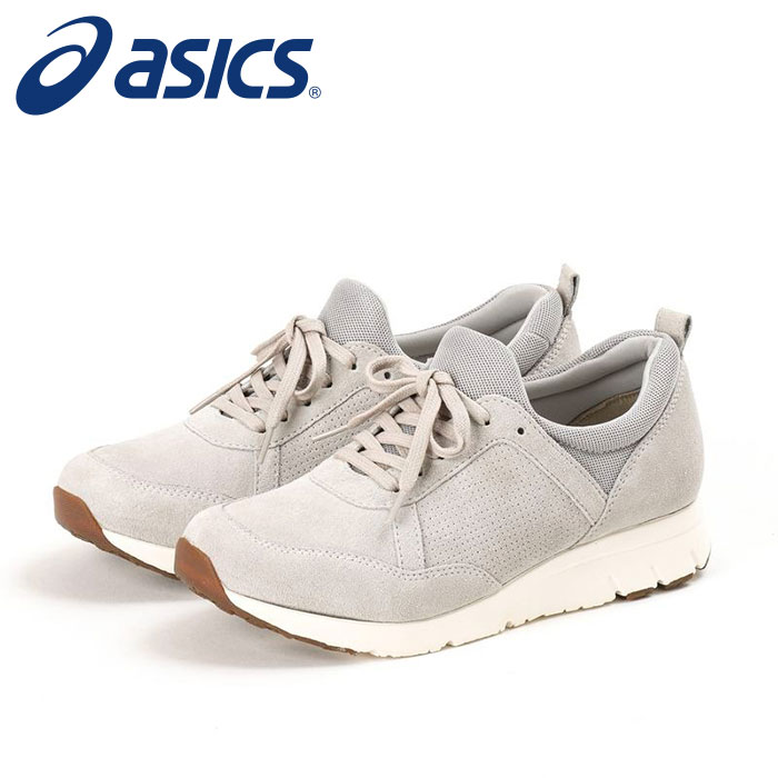 ★大人のおでかけに！やわらかい風合いの牛革使用★【 2025年 秋冬モデル】【 アシックス asics 】【 シューズ 靴 】 アシックス商事 レディース スニーカー 3E レザー アキュアーズ AO-24060 (227) クールグレー [251103][amz]