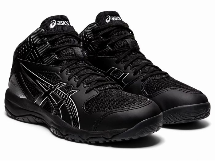 [最大1500円OFFクーポン発行中]【送料無料】【asics　アシックス】【シューズ　靴】 1064A006 FW バスケット シューズ(キッズ) 子供 こども ジュニア ダンクショット DUNKSHOT MB 9 バッシュ ブラック/ピュアシルバー 003 [210219]