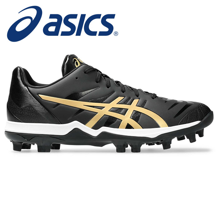 【アシックス　asics】【シューズ　靴】 スタッドスパイク GOLDSTAGE FANG(ゴールドステージ ファング) メンズ ポイントスパイク 1121A067 (001) ブラック/リッチゴールド [240909]