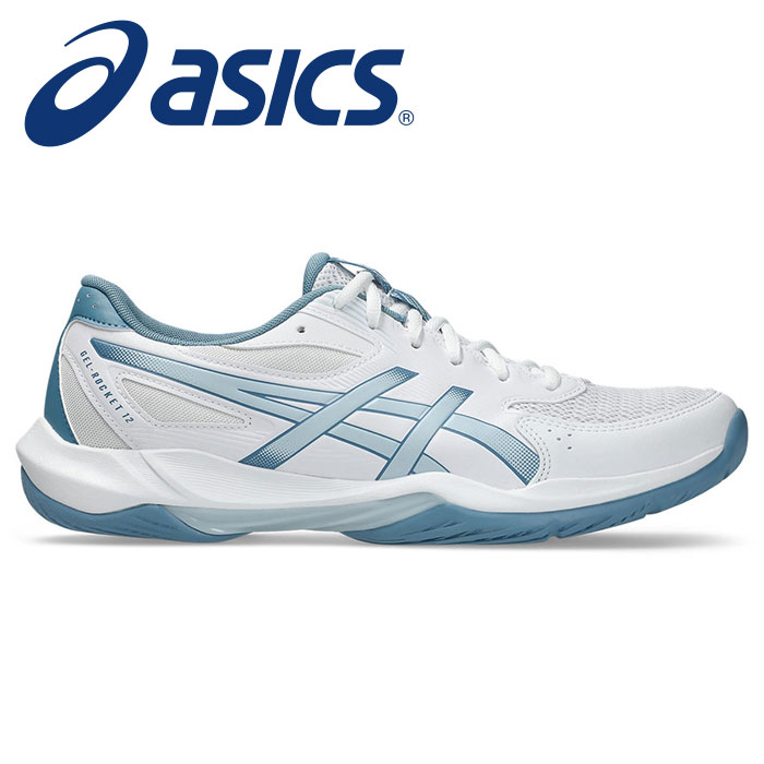 樂天商城 - 【 2026年 春夏モデル】【 アシックス asics 】【 シューズ 靴 】 バレーボールシューズ GEL-ROCKET ゲルロケット 12 メンズ レディース 男女兼用 2E バレー 1073A080 (103) ホワイト/クールグレー [260419][amz]