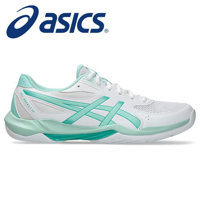 Other - 【 2026年 春夏モデル】【 アシックス asics 】【 シューズ 靴 】 バレーボールシューズ GEL-ROCKET ゲルロケット 12 メンズ レディース 男女兼用 2E バレー 1073A080 (104) ホワイト/フレッシュアイス [260419][amz] 父の日