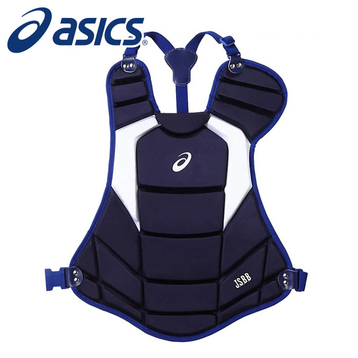 【2024年秋冬モデル】【アシックス　asics】【防具】野球 軟式用プロテクター キャッチャー BPP471 (5043) ネイビーxロイヤル [240909]