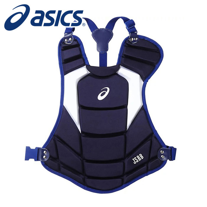 【2024年秋冬モデル】【アシックス　asics】【防具】野球 ジュニア軟式用プロテクター 子供 小学生 キャッチャー BPP571 (5043) ネイビーxロイヤル [240909]