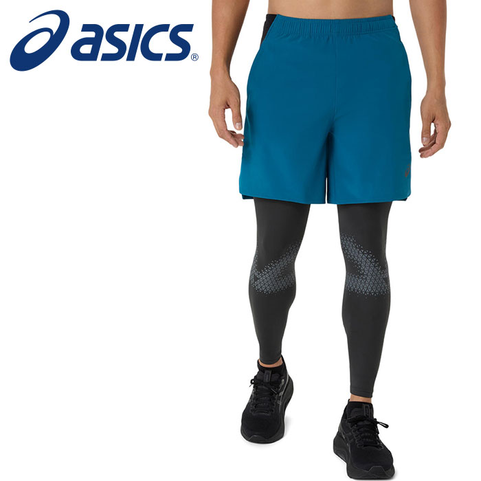 樂天商城 - 【メール便送料無料(追跡可能)】【 2026年 春夏モデル】【 アシックス asics 】【 ウェア 】 ランニング ショーツ メンズ マルチポケット 7インチ ショート パンツ 2011D101 (401) ダークティール [260419][amz]