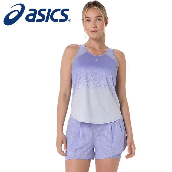 樂天商城 - 【メール便送料無料(追跡可能)】【 2026年 春夏モデル】【 アシックス asics 】【 ウェア 】 ランニング FADE タンクトップ ROAD ロード メンズ シャツ 2012D429 (500) ブルーベル [260416][amz]