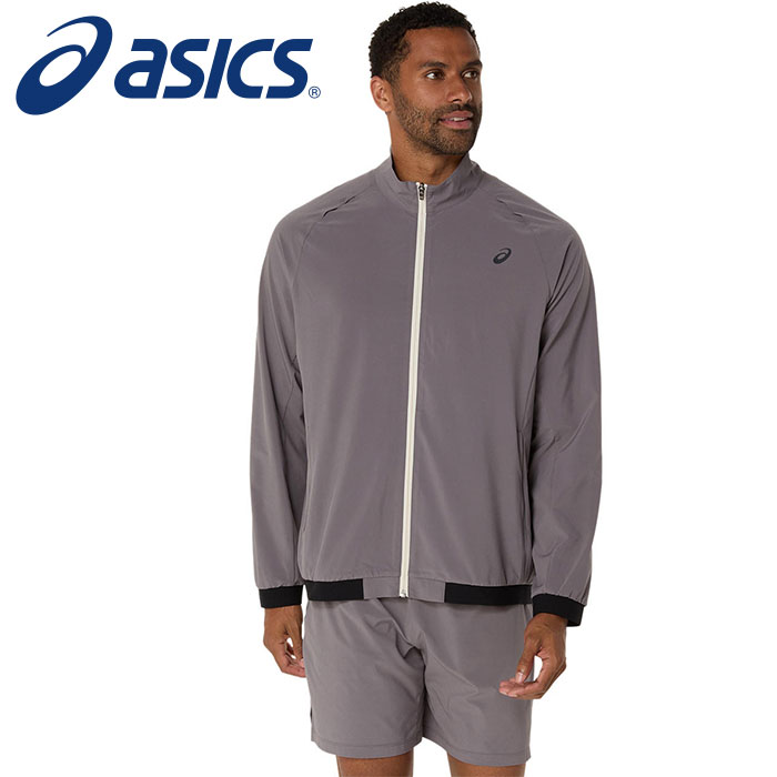 【2025年春夏モデル】【アシックス　asics】【ウェア】 ジャケット アクティブリーズ ジャカード メンズ スポーツ アシックス 2031E886 (022) カーボン [250320]