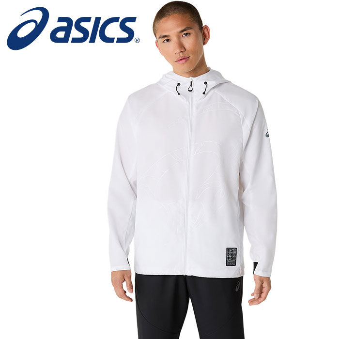 【2025年春夏モデル】【 アシックス asics 】【ウェア】 フーディー ジャケット クール アクティモーションクロス ジャージ 上 メンズ スポーツ アシックス 2031E979 (100) ブリリアントホワイト [250320]