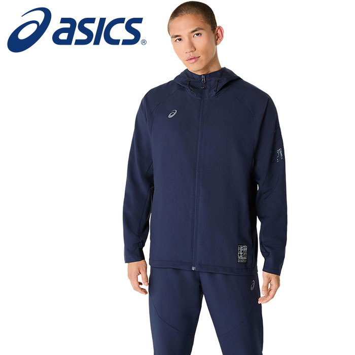 【2025年春夏モデル】【 アシックス asics 】【ウェア】 フーディー ジャケット ドライ アクティモーションクロス ジャージ 上 メンズ スポーツ アシックス 2031E980 (400) ミッドナイト [250320]